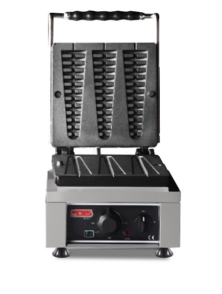 SGS Gastro Lolly-Waffeleisen 3 Waffeln, 30 x 32 x 30 cm, WF 25 E, 8683829771508