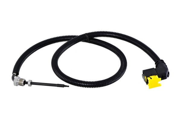 HELLA Sensor, Abgastemperatur, 2-polig, geschraubt, Kabel: 740mm, 6PT 358 181-911