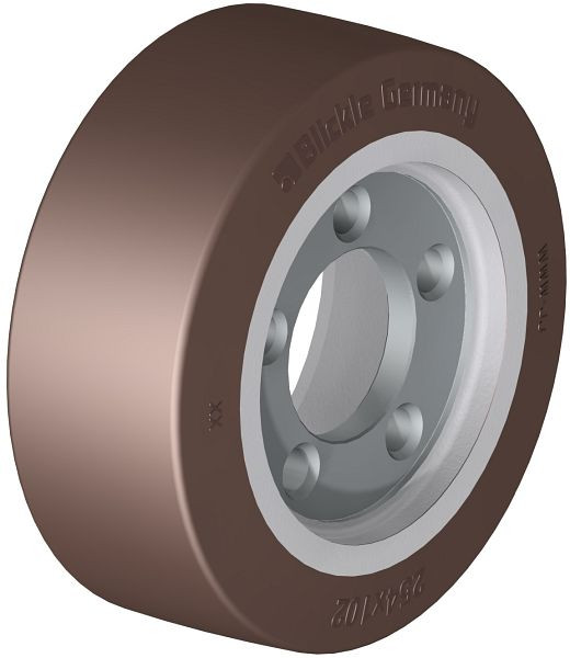 Blickle RB 254x102/80-5 Rad aus Blickle Besthane®, Braun, 757101