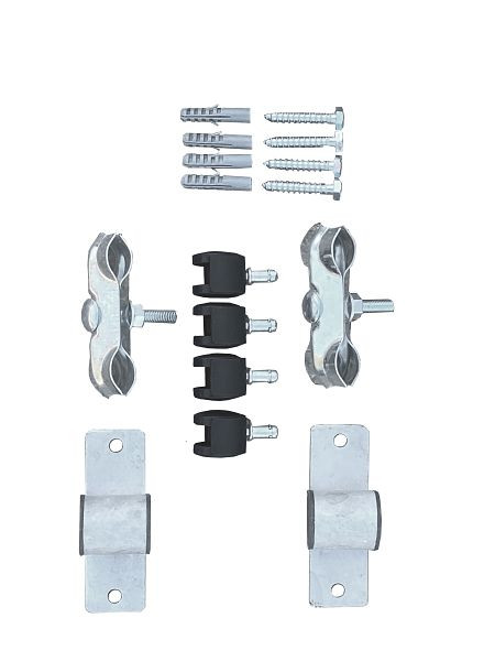 Schake Absperrschere, Zubehör für die Absperrscheren bestehend aus: 2x Adapter 35500A 2x Schelle 35500S 4x Rolle 35500R 2x Schraubenset, 35500Z