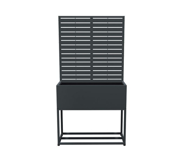 Westmann Pflanzkasten mit Rankgitter Dekora 4 Anthrazit, 42,5x90x174 cm, WMTBPPF-901701