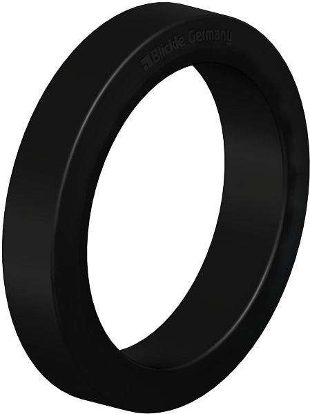 Blickle BEV 250x50/190-ZDG Bandage / Reifen aus Elastik-Vollgummi, Schwarz, 756977