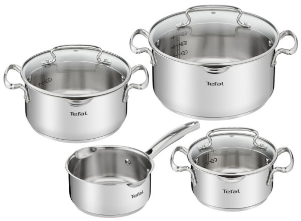 Tefal Edelstahl-Topfset ''Duetto'' G719S735" 7-teilig, 2100136192