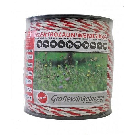 Growi SuperLine Seil 200 m-Rolle, 6 mm, 6 Alu-Stahl-Leiter, 10022500