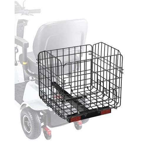 VEVOR Elektromobil Hinterkorb, robuster Gepäckkorb Seniorenmobil, für 2,54 cm Empfänger, passend für die meisten Roller, 45x45x39 cm, CKHXJSSZWNCKSKD1LV0
