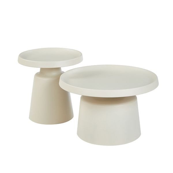 BEST Ferrero Beistelltisch Set, Sand, 536692, 4262495890474