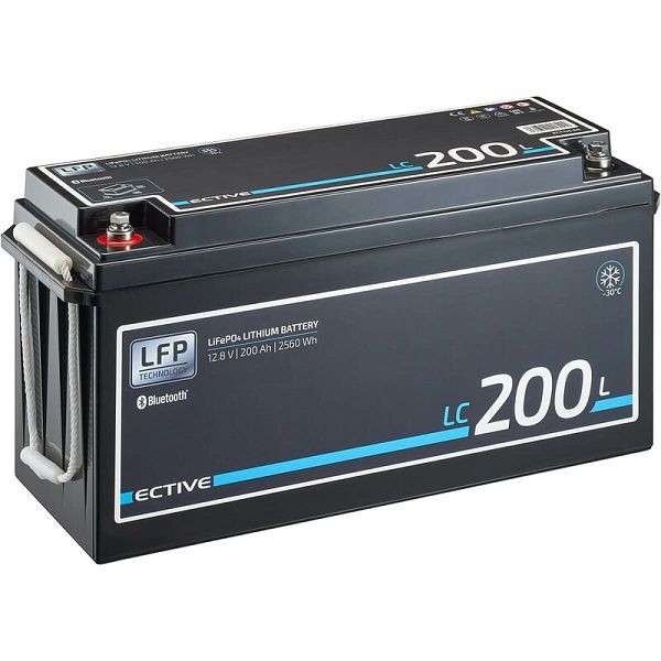 ECTIVE LC 200L LT 12V LiFePO4 Lithium Versorgungsbatterie 200 Ah, TN3645