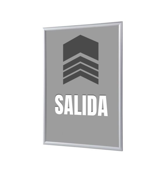 Showdown Displays Klapprahmen A1 Komplettset Ausgang Grau Spanisch, KRA1G25LPPI476