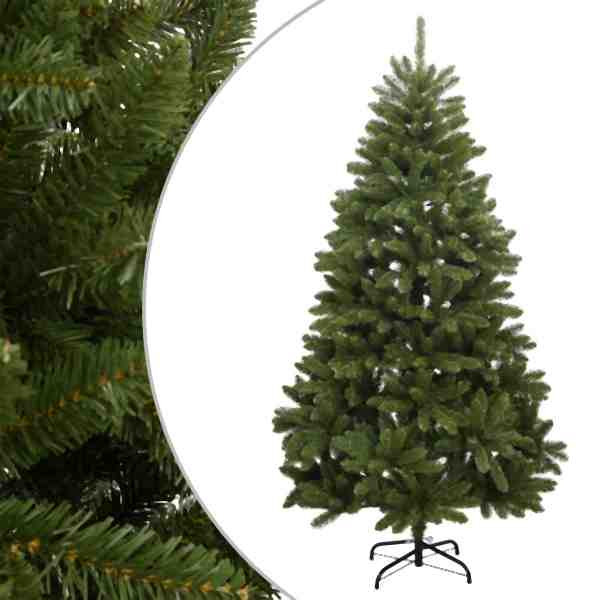 vidaXL Künstlicher Weihnachtsbaum Klappbar mit Ständer Grün 270 cm, 357782