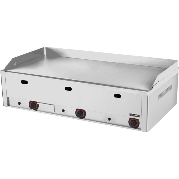 Casselin Gas Griddleplatte - Verchromt 90 Glatt, CPASC90GB