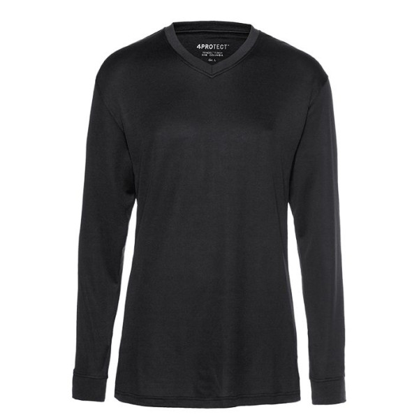 4PROTECT UV-Schutz-Langarm-Shirt AUSTIN, schwarz, Größe: XS, VE: 10 Stück, 3342-XS
