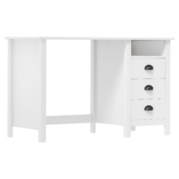 vidaXL Schreibtisch Hill mit 3 Schubladen 120x50x74 cm Kiefernholz, 288996