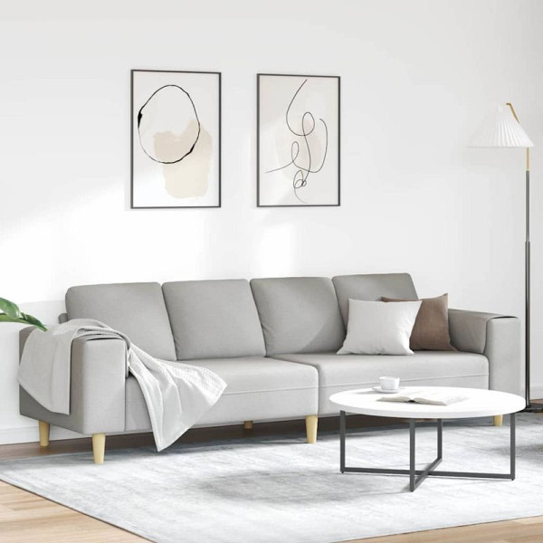 vidaXL Sofa Set Wolken-Grau Stoff, 3335089, 8721158899620