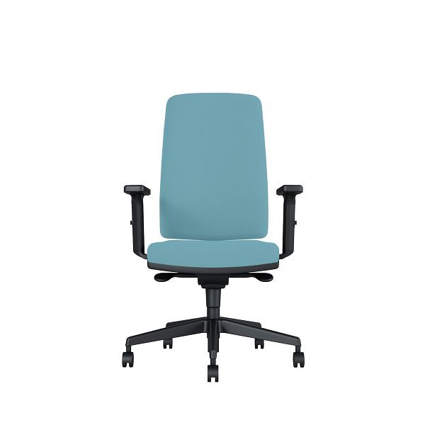 Bisley Bürodrehstuhl Stone, Tiefenverstellbarer Sitz, Mit 3D Armlehnen, Kunststofffußkreuz, MR6366 turquoise, STONETKDMR6366
