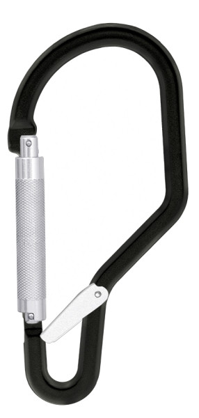 Kratos Aluminiumkarabiner mit Automatikverschluss und Sperrhebel, FA5021460