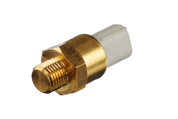 HELLA Temperaturschalter, Kühlerlüfter, 12V, 3-polig, Flachstecker, geschraubt, Doppelausgang/Schließer, 6ZT 007 800-121