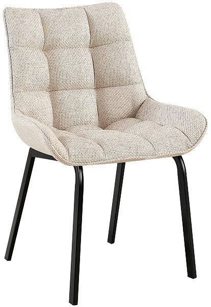 CLP Stuhl Saranda Stoff schwarz, elfenbein, 313978