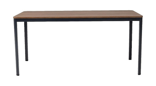 Mades Schreibtisch Nova, 140x80x75 cm,Nussbaum Dekor/anthrazit, 152.FRN.51.21.140.04