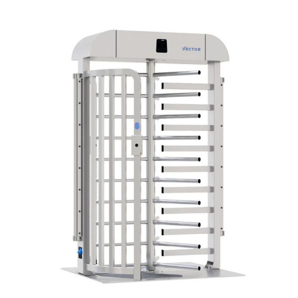 STEIN HGS V-Turnstile, 600 mm, Gesamthöhe 2370 mm, elektro mechanisch, aus Stahlplatte, 80624.0007