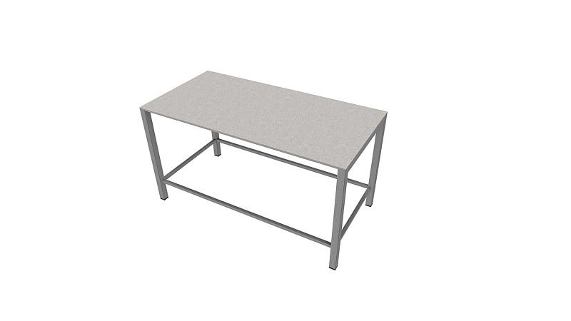 Klain Kommunikations-Steh-Tisch "Solus", 1400x1000x1080-1180 mm, 134-403