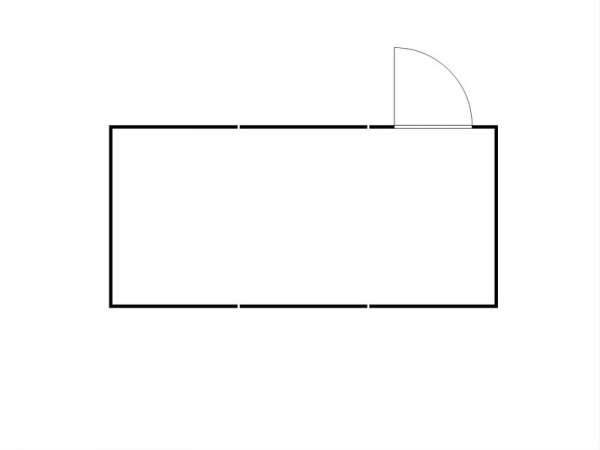 FLADAFI Materialcontainer-Kombination, IC Pro 1360, isoliert, Holzfußboden, mit Einflügeltür auf der 6 m Seite, F2223300104
