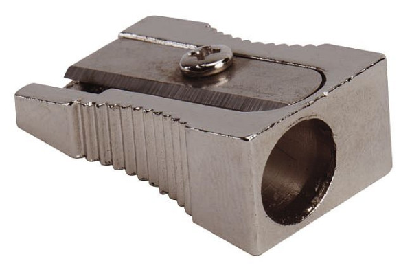Q-Connect Einfachspitzer, für Stifte bis 8 mm Ø, Keilform, aus Leichtmetall, KF02218, 5706002022181