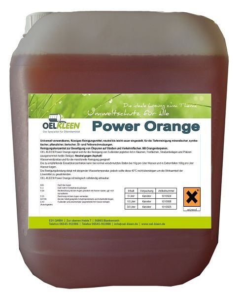 OEL-KLEEN Power Orange 5 Liter, 1010924