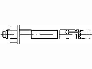ART 88694 FISCHER-Bolzenanker Stahl galvanisch verzinkt FBZ 10/20 VE=S (25 Stück)