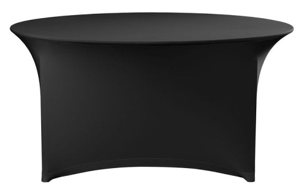 Hendi Tischdecke rund, schwarz 1500x760 mm, 814529