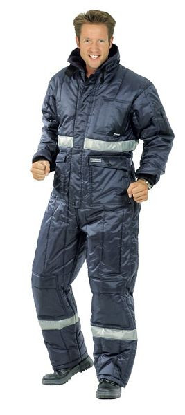 Planam Kühl-/Gefrierhaus Kühlhaus Overall, marine, Innenfutter rot, Größe XL, 5124056