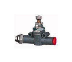 Metal Work Durchflussregler, Durchfluss einseitig (Zylindermontage), Gewinde - Schlauch, 106722