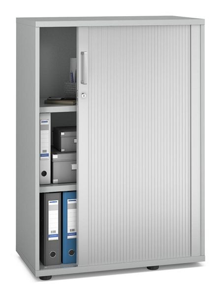 Deskin Rollladenschrank MULTI MODUL-PRO, Dekor lichtgrau, B 800 x H 1140 x T 420 mm, 352302