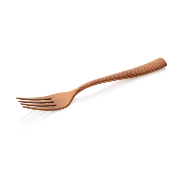 WAS Menügabel Set ONYX BLUSH, 20,5 cm, strukturierte Oberfläche, PVD Beschichtung roségold, VE: 12 Stück, Chromnickelstahl 18/10, 288001