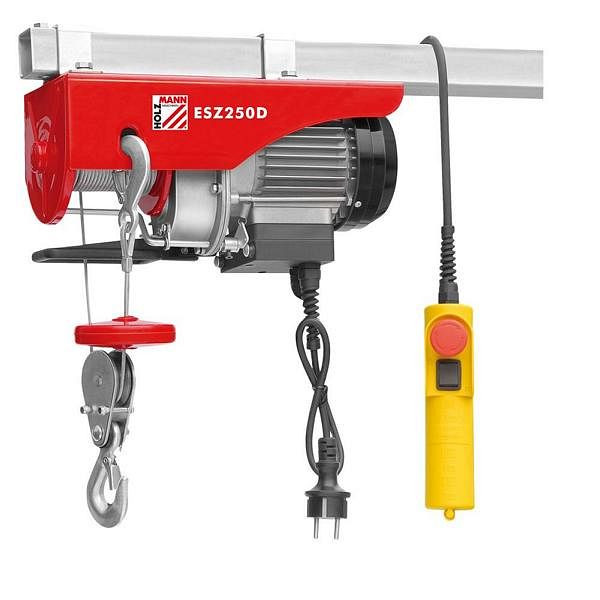 Holzmann Elektrischer Seilzug, Hubkraft: 250 kg, ESZ250D_230V