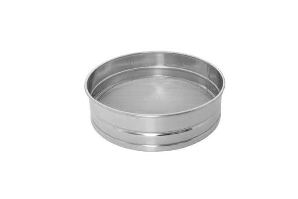 Schneider Mehl- und Zuckersieb aus Edelstahl, Ø 220 mm, Höhe: 55 mm, Maschenweite 0,84mm, 199212