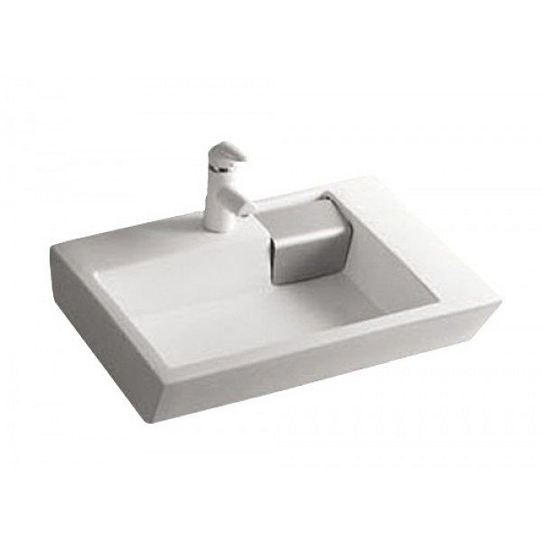 Sanotechnik Keramik Aufbauwaschtisch 64,5x16x44cm, K810