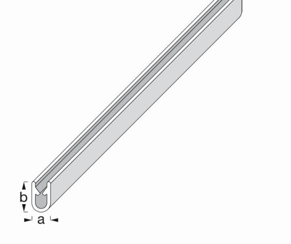 Vormann PVC Kantenschutzprofile 10,5 x 17 2,5 m, 055493250S