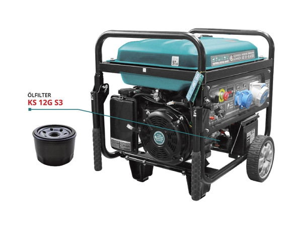 Könner & Söhnen Ölfilter für Benzin-Generatoren, KS 12G S3