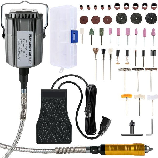 VEVOR Elektrische Drehwerkzeug Flex Shaft Wellen Aufhängung 780 W Schnellschleif Gerät biegsamer Welle, DMJOC780W-PA7MR1JV2