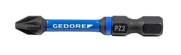 GEDORE 666 TR50 PZ2-02 Torsions-Bit-Satz Kreuzschlitz PZ 2, Länge 50 mm, VE: 2 Stück, 3517519