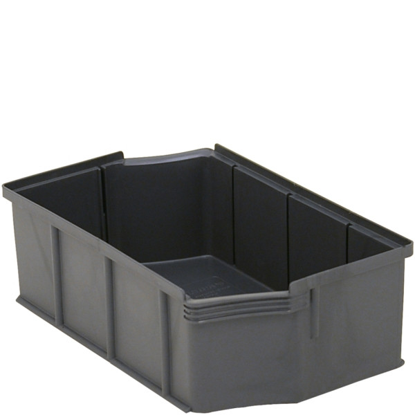 BITO Einsatzkasten EK25169 KLT schwarz, 16 Stück, 20004