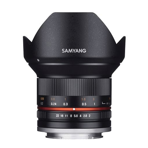Samyang MF Fotoobjektiv 12mm F2.0 NCS CS für Sony E schwarz, 1021572