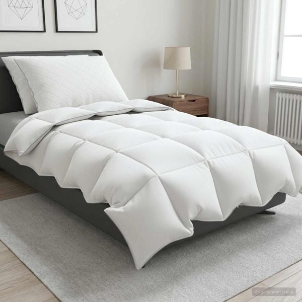 vidaXL Gänsedaunen-Bettdecken-Set 90% FULDA 3-teilig 140 x 220 cm Winter, 3442565