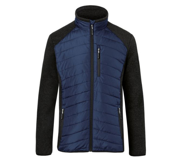 Kübler Hybridjacke, Farbe: dunkelblau/dunkelgrau, Größe: L, 1342 5201-4898-L