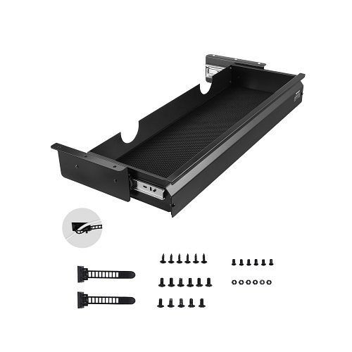 VEVOR Untertisch Schublade 740x235x107mm, Schreibtisch-Aufbewahrungs-Organizer, Bleistiftschublade für Sitz-Steh-Arbeitsplätze, GZTCTCGK26IN2GFJ9V0