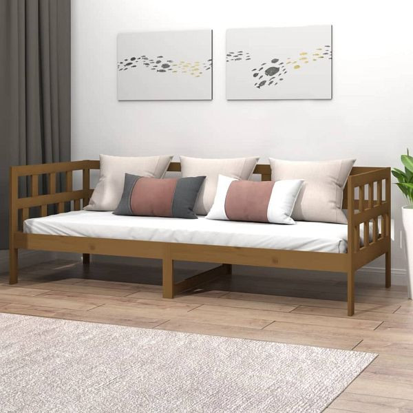 vidaXL Tagesbett Honigbraun Massivholz Kiefer 90x190 cm, 820220