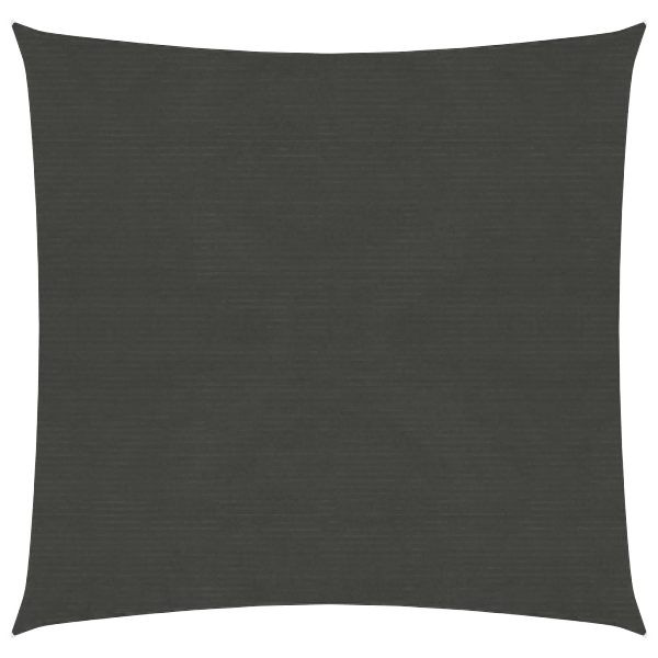 vidaXL Sonnensegel 160 g/m² Anthrazit 6x6 m HDPE, 311059