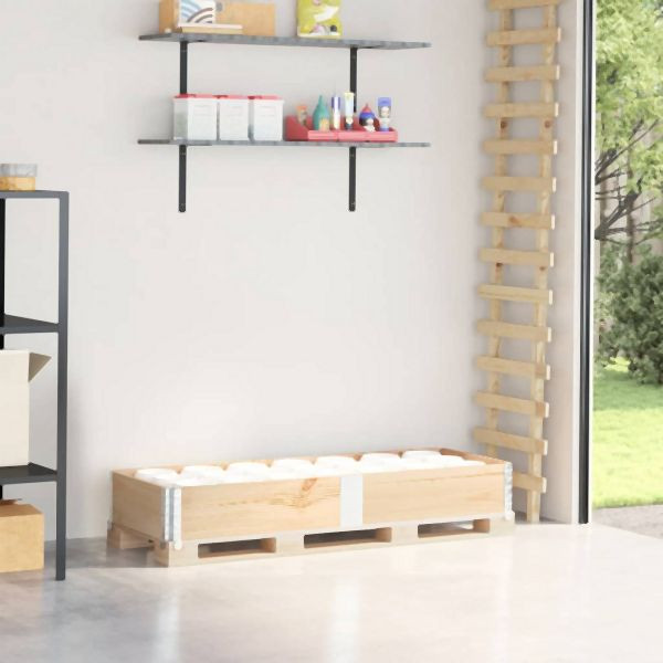 vidaXL Paletten-Aufsatzrahmen 150x50 cm Massivholz Kiefer, 4010293