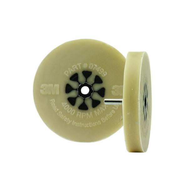 3M Scotch-Brite Radierscheibe mit Befestigungsschaft, 101,2 mm, VE: 5 Scheiben, 7000028551