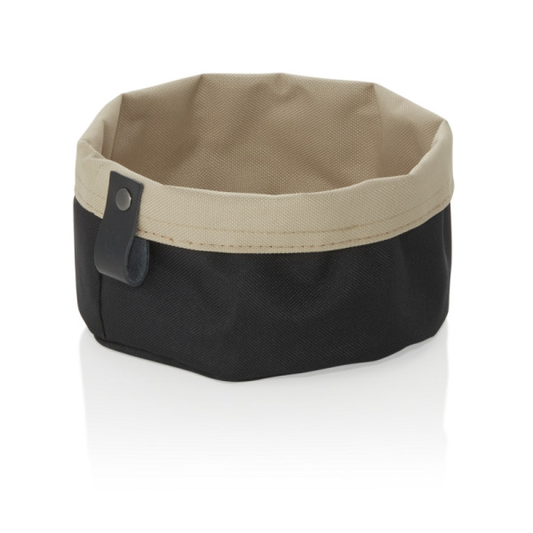WAS Brottasche FLIP TETRON, Ø 17 cm, Höhe 11 cm, schwarz/light khaki, Tetron, 9391117